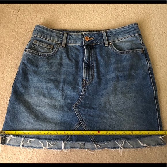 Forever 21 Distressed Denim Mini Skirt - Picture 6 of 6